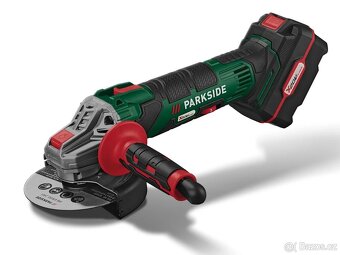 Zcela nová Parkside úhlová bruska + 4 Ah baterie + nabíječka - 2