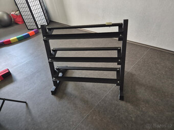 jednoručky činky - HEXA - sada 200kg + STOJAN - 2