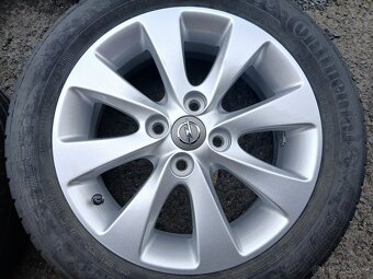 Prodám sadu Orig ALU kol Opel 185/55R15 letní - 2