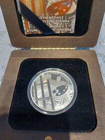 stříbrné mince zberatelská minca Josef Čapek - 2