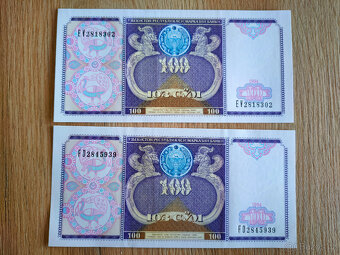 Uzbekistán - 100 sum - 2