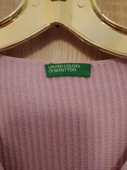Dámský bavlněný svetřík Benetton - 2