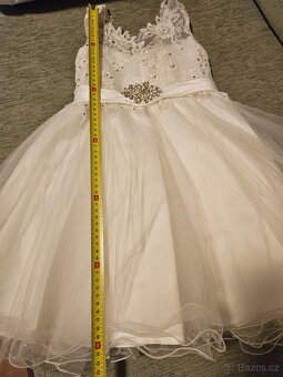 Dívčí družičkové šaty 3 - 4 roky - 2