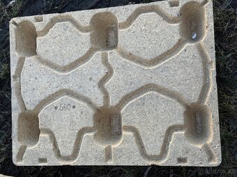 Lisované palety 60x80 cm, 10 ks - 2