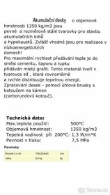 akumulační cihly, tvarovky, desky pro stavbu krbů a kamen - 2