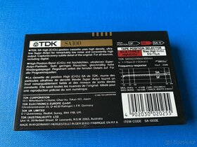 kazeta Tdk SA100 nová - 2