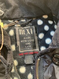 Dětská bunda černá NEXT, 140 cm - 2