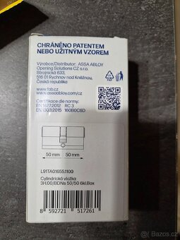 Cylindrická vložka FAB 50+50 - 2