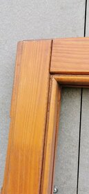 Dřevěné rámy se skly / přepážky / okenní rámy - 2