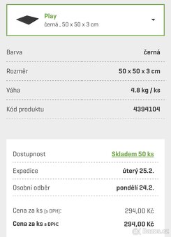 Gumová podlaha 50x50x3 - 2