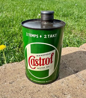 Castrol - plechovky na olej - 2