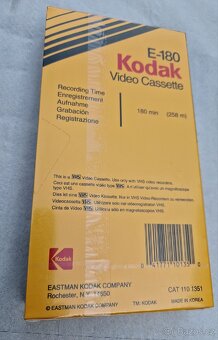 VHS kazety, nerozbalené,, více ks - 2