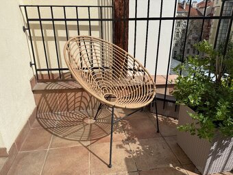 2 křesílka na balkon / zahradu - 2