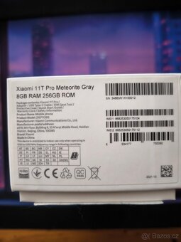Xiaomi 11T Pro Meteorite Gray 8GB/265GB - vada mobilních dat - 2