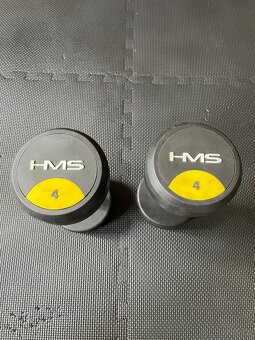 2 ks Jednoruční činka HMS HG Pro 4 Kg - 2