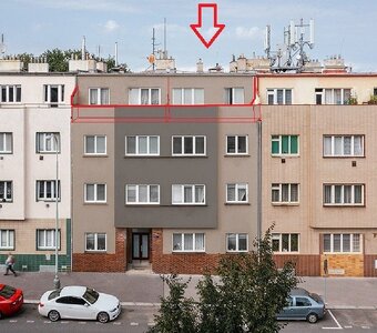 Prodej bytu 2+kk, plocha 45 m2, terasa, 4.NP, Praha 4 Michle - 2