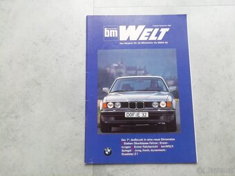 Časopis BMW Welt - uvedení E32 na trh - 1986 - 2