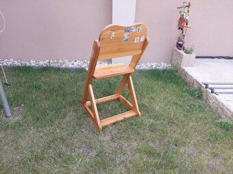 Rostoucí židle 2v1 masiv - 2