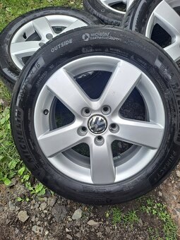 Alu kola 5x112 originál VW 205/55 R16 - 2