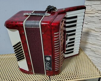 Zachovalý akordeon-harmonika STELLA 48 basů - ideální na výl - 2