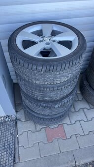 Sada alu disku Skoda r17 5x100 - 2