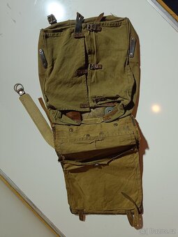 Vojenský batoh německé armády. Tele. Wehrmacht 1939 - 2