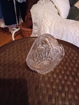 Košíček větší broušený - 2