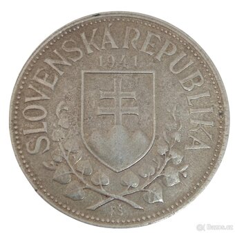 Stříbrná 20 koruna 1941 Slovenský Stát - 2