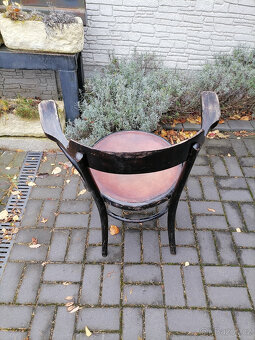 starožitná židle tonet fischel czechoslovakia - 2