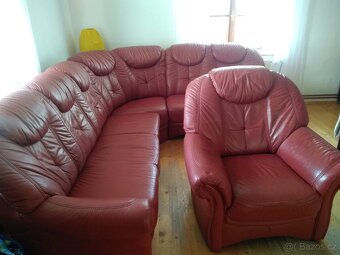 Kožená sedací souprava - 2