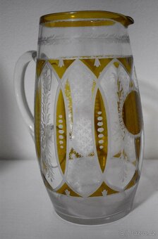 Skleněný džbán Biedermeier - 2