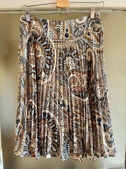 Plisovaná sukně se vzorem - 2