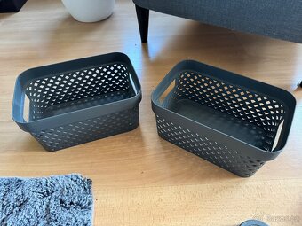 2x úložný box s víky - 2