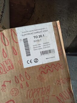 Nový nerozbalený bojler - 2