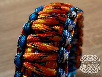 Paracord náramek "Ice And Flame" (20 cm) - 2