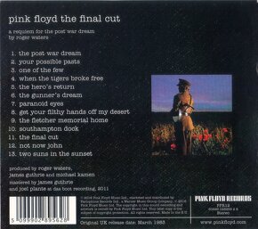Prodám CD Pink Floyd,Nazareth,Cinderella a Scorpions: - 2