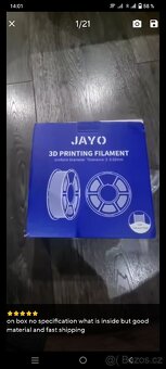 Filament PETG, černý, 1,1kg - 2