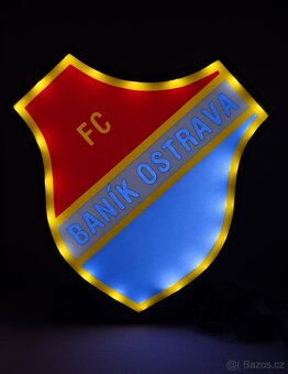Prodám nové logo FC Baník Ostrava s podsvětlením - 2