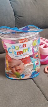 Gumové kostky Clemmy, vzdělávací kostky, Clementoni Baby skl - 2