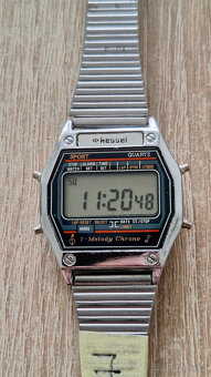 7.Retro pánské digitálky Kessel 7 melodií - 2