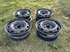 R14 disky plech 5x100 Fabia 1,2, Roomster... - 2