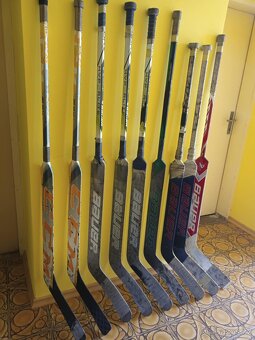 Opravované brankářské hokejky, vše kompozitky, vše klas.gard - 2