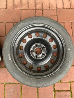 Rezerva VW Golf 6 , 5x112 + pneu T125/70 R17 + hever - 2