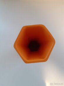 oranžová váza - 2