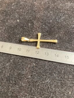 Řetízek plný+Přívěsek Žluté zlato 585/1000 14k - 2