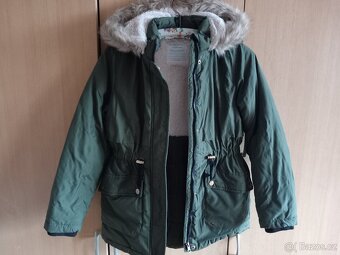 dívčí zimní bunda PRIMARK vel. 146 skoro nová - 2