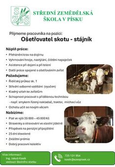 Ošetřovatel skotu - 2