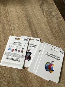 dárkové karty apple 50 eur - 2