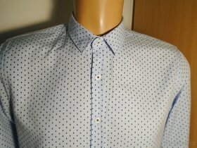 Pánská slim vzorovaná košile Tudors/M/2x52cm - 2