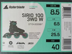 Dámské brusle Rollerblade Sirio 100 3WD W vel. 40 - 2